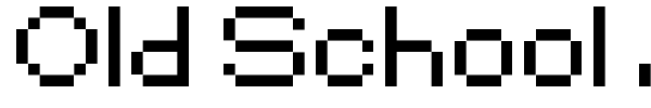Old School Adventures font preview